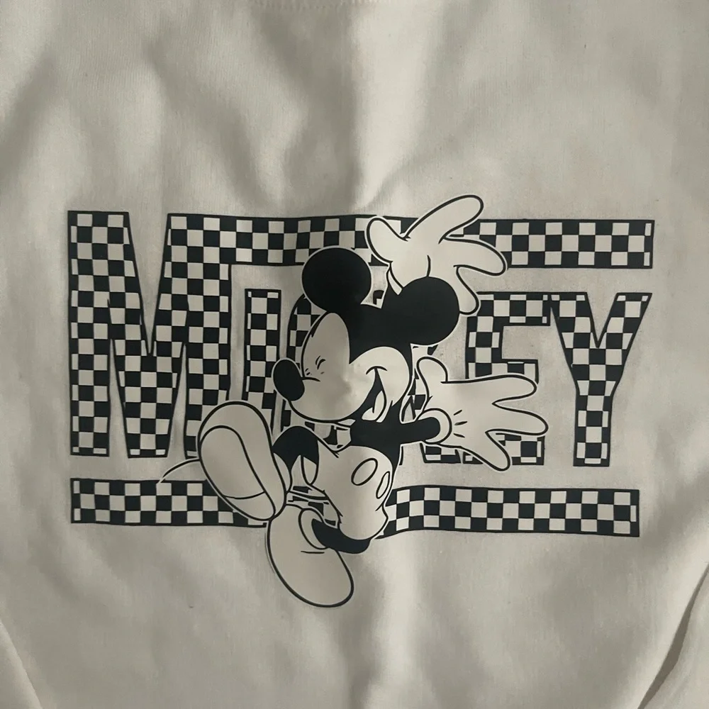 Mickey‎ Checkered Sweatshirt youth size M unisex